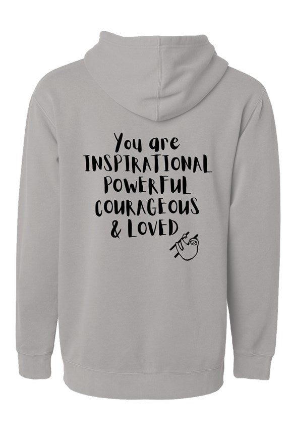 Painted Independent Pigment Dyed Hoodie